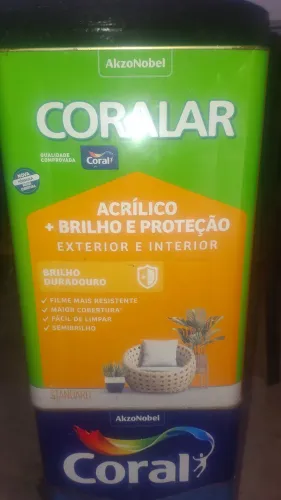 Tinta coral coralar semi brilho cinza claro