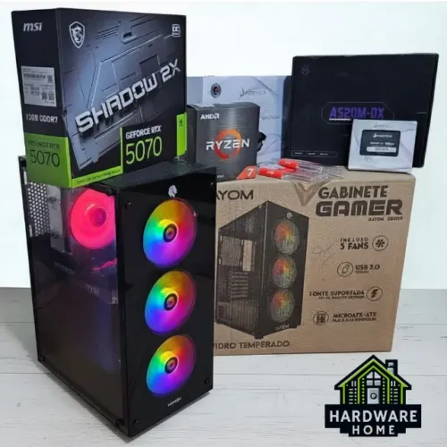 PC Gamer Hayom AM4, AMD Ryzen 7 5700X, 16GB DDR4 - RTX 5070 12GB