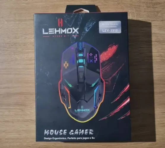 Mouse gamer 6 botões - 2400 DPI - Lehmox - LEY-2312