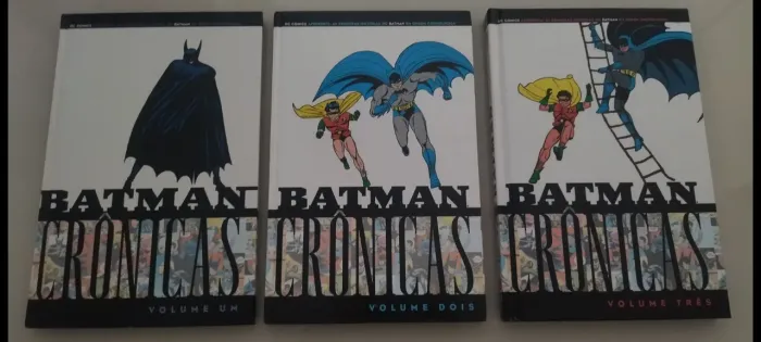 Coleção Crônicas BATMAN / SUPERMAN volumes 1,2 e 3