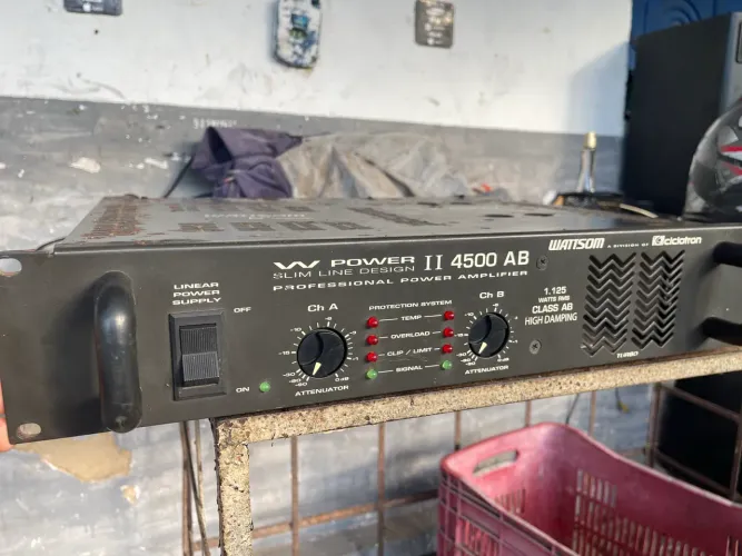 AMPLIFICADOR WATTSOM CICLOTRON W POWER ll 4500 AB