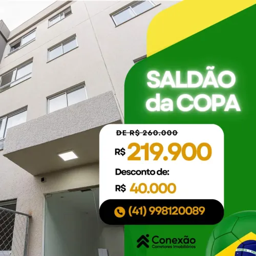 Apartamento para Venda em Curitiba, Atuba, 1 dormitório, 1 banheiro