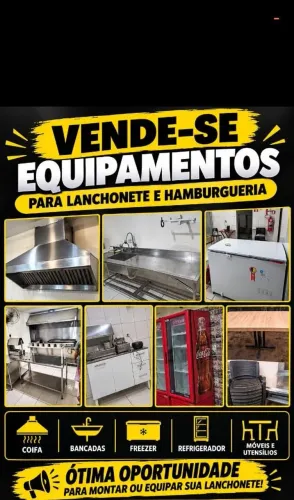 Utensílios para lanchonete