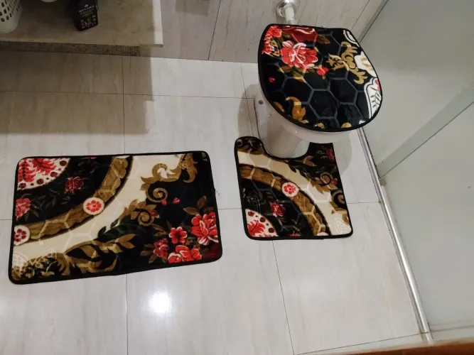 Jogo de banheiro kit 3 peças