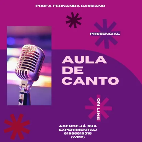 aulas de canto popular