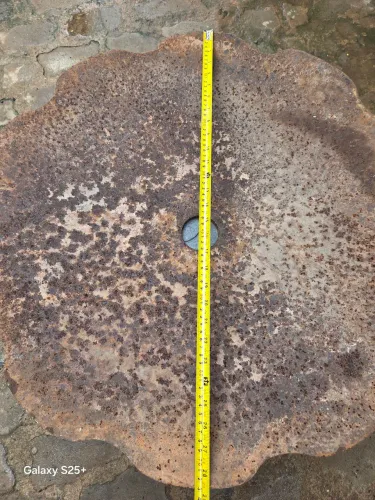 Disco de arado bruto!! 73cm de largura ,11mm de espessura.