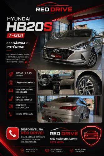 Hyundai HB20S Diamond 1.0 TB Flex 12V AUT 2022