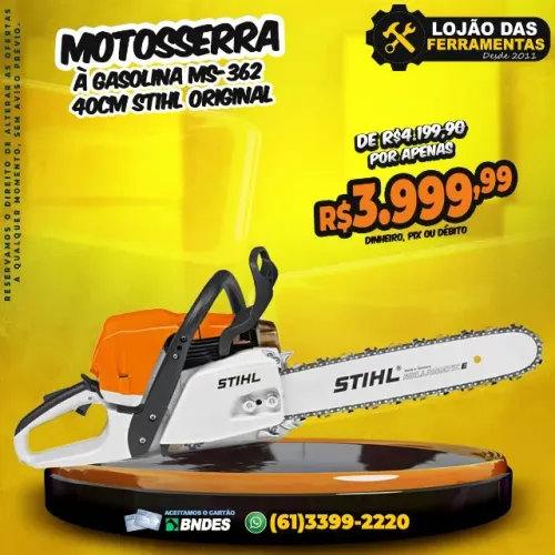 Motosserra à Gasolina MS-362 40CM Stihl Original