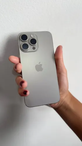 iPhone 15 Pro Max 256GB - Titânio Natural- Importado