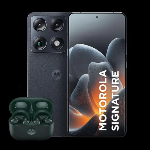 Motorola Signature Preto 512gb + Moto Buds Loop verde