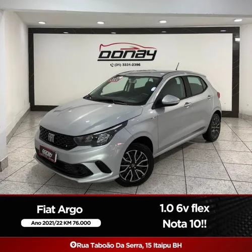 Fiat Argo 1.0 6V Flex. 2022
