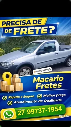 Faço frete 