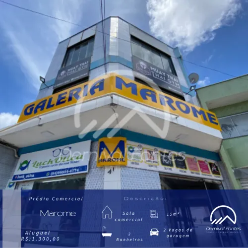 Sala térra para locação na Galeria Marome - Nova Parnamirim