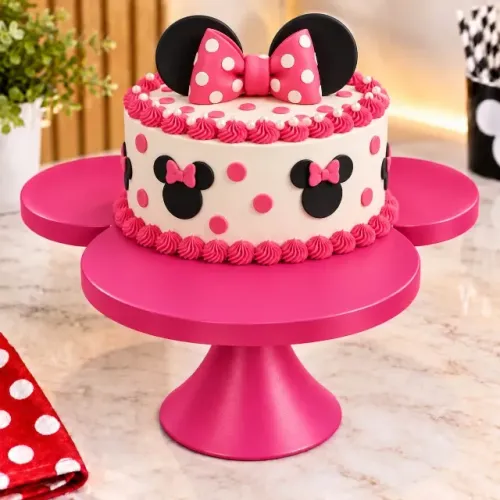 Prato Boleira Suporte para Bolo Mickey - Impressão 3D