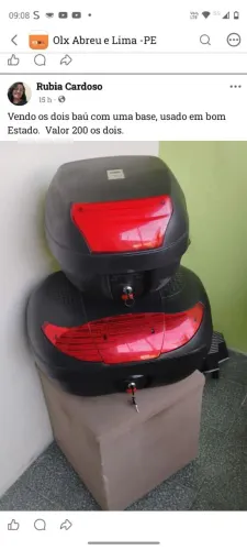 Baú Pro Tork para moto