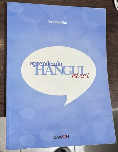 Livro Aprendendo Hangul Básico 1 - Yoo Na Kim (Idioma Coreano) + um Livro como Brinde