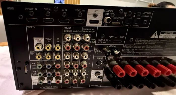 Receiver Pioneer VSX-821-K 5.1 HDMI 3D + Controle Original