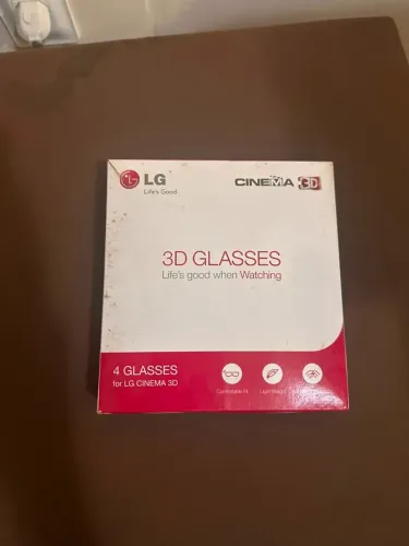 Kit 4 Óculos 3D LG Cinema AG-F310 + Adesivo NFC Tag On Smart TV - Impecável