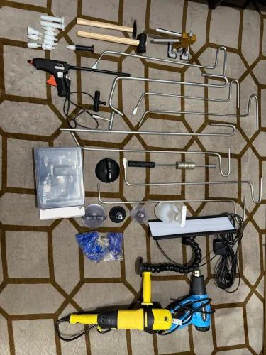 Kit Martelinho de Ouro completo, com soprador, poli triz e aerografia 