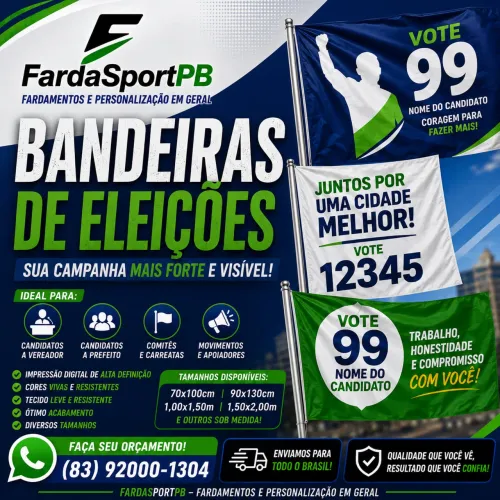 Bandeiras personalizadas