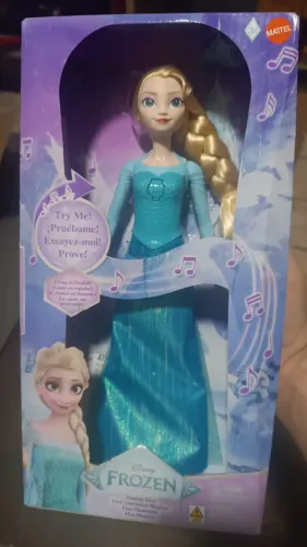 Disney Frozen Boneca Elsa Musical "Livre Eu Sou" para crianças a partir de 3 anos NOVO