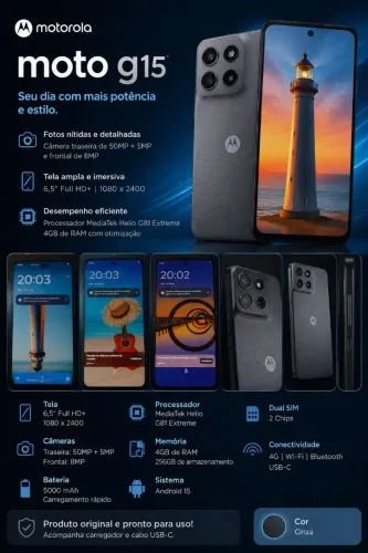 MOTO G15 SEMI-NOVO