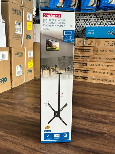 Suporte de Teto para TV 10 a 60 Polegadas 90cm do Teto 