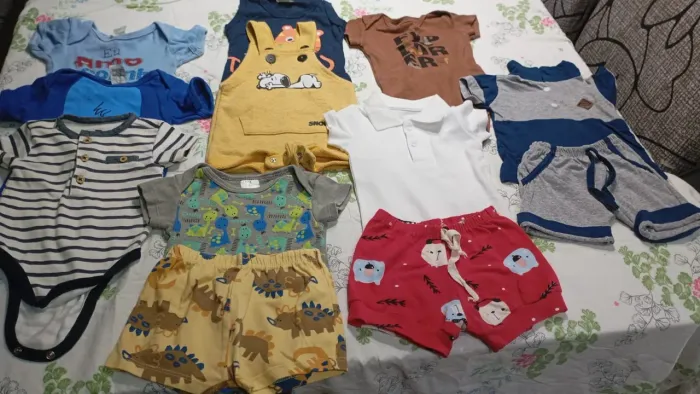 Roupinha bebê recém nascido 12 peças 12 peças 