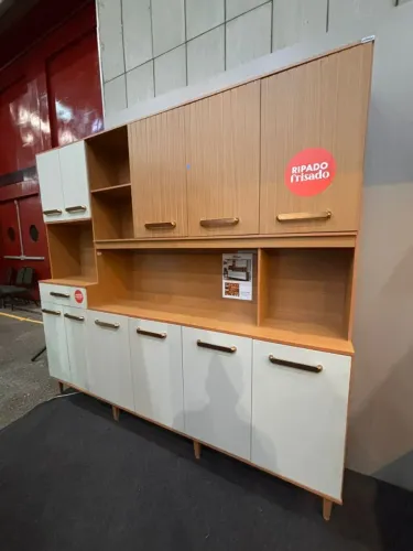 Kit Cozinha Pilar Freijó Off White: Elegância e Organização para Seu Ambiente