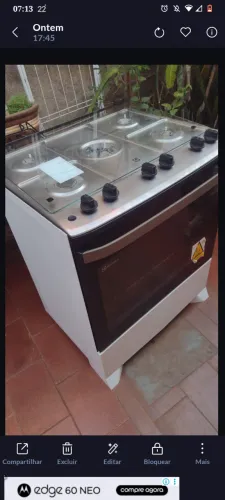Fogão Eletrolux 5 bocas