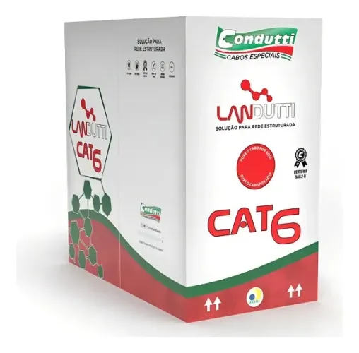 Cabo Rede Cat5e Branco 100% 305m