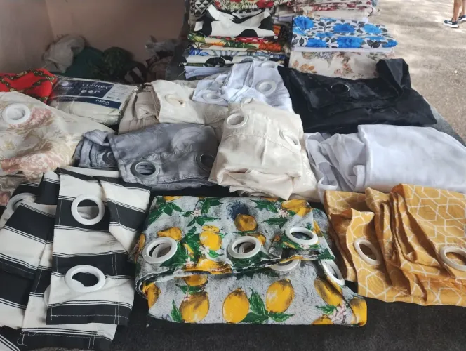 Cortinas,tapetes,capa de almofadas ,no atacado
