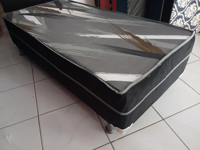 Cama de solteiro de espuma alta 280