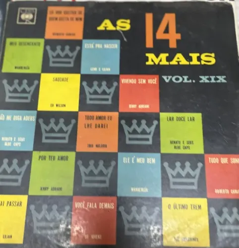 LP DISCO VINIL - AS 14 MAIS VOL.XIX