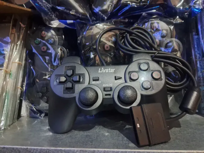 Controle com fio PlayStation 2
