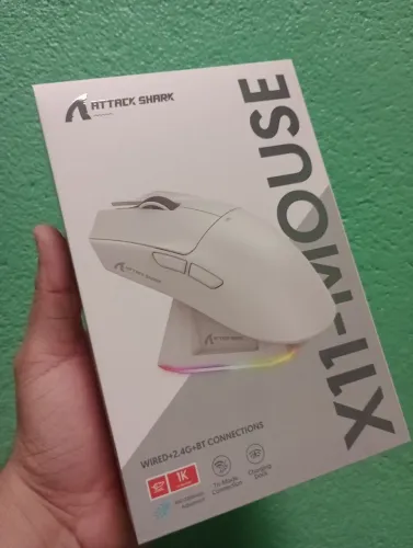 Mouse Attack skark x11 Black lacrado