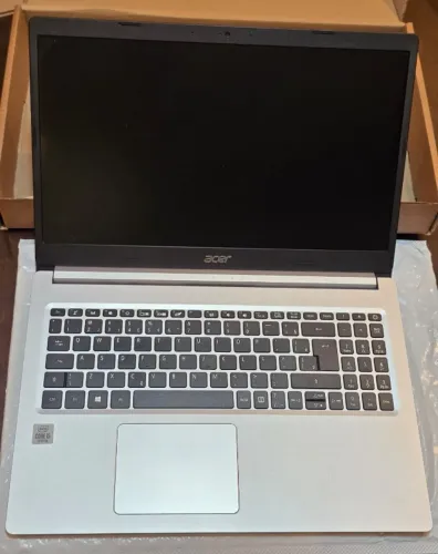 Notebook Acer Aspire A515-54 (N18Q13)  Prata i5 10210U 10th gen 8GB SSD RAID 128GB LITEON
