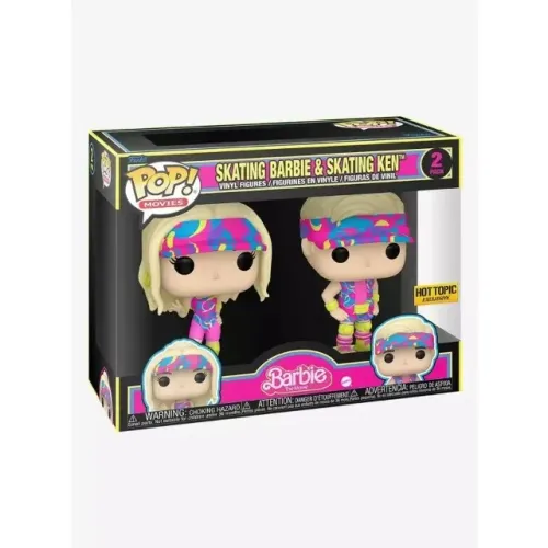 funko skating barbie & skating ken exclusive hot topic