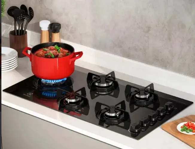 Cooktop 5 Bocas a Gás Electrolux, Tripla Chama