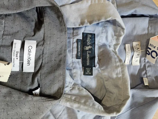 Lote de roupas masculina Ralph Lauren, Calvin Klein....