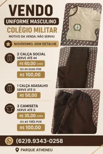 Uniforme colégio militar