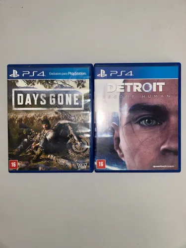 Jogos de PS4 - Days gone e Detroit Become Human