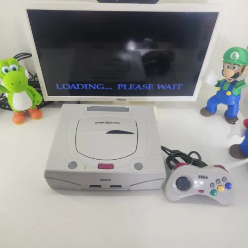 Console Sega Saturn Branco japonês - Loose