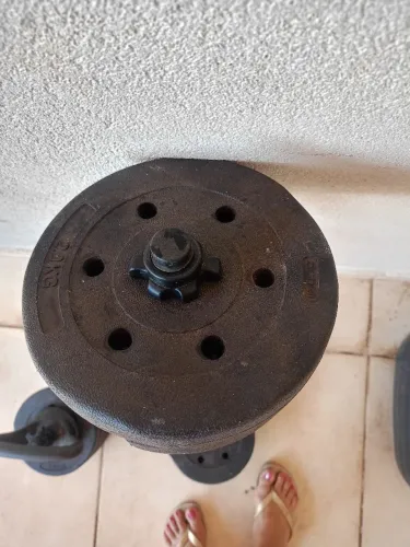 Kit para musculação 