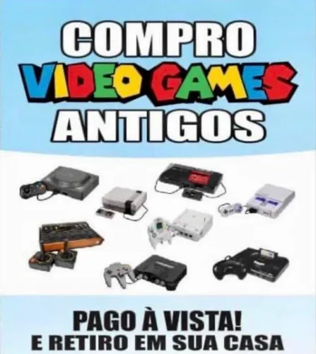 Vídeo Games Antigos Cartuchos e Fitas 