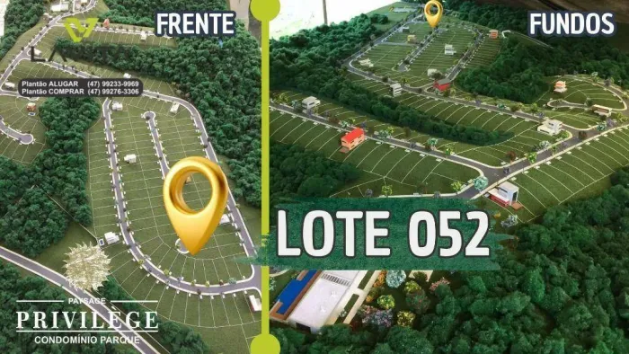 Terreno à venda, 396 m² por R$ 350.000,00 - Ponta Aguda - Blumenau/SC