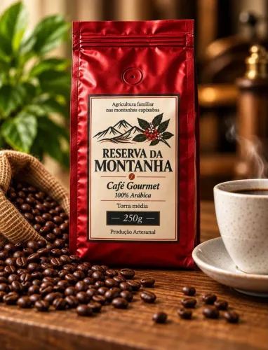 Café Arábica Reserva da Montanha,pacotes de 25 e 50g, 
