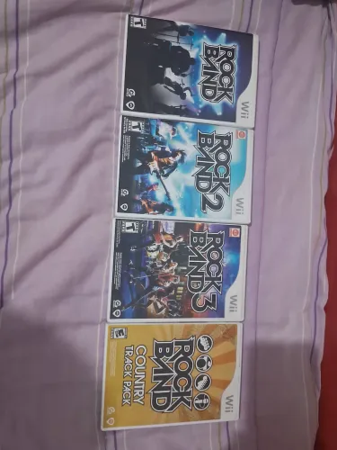 4 jogos RockBand Will, TODOS SÃO NOVOS 