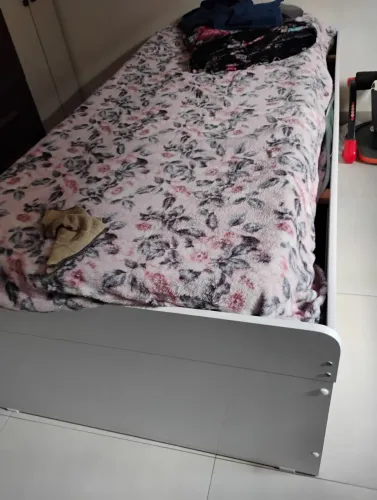 Cama baú solteiro