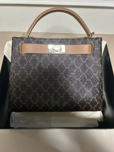 Bolsa Victor Hugo Milano Belmont LMX VHE Coffee Cuoio2 0810384A780
